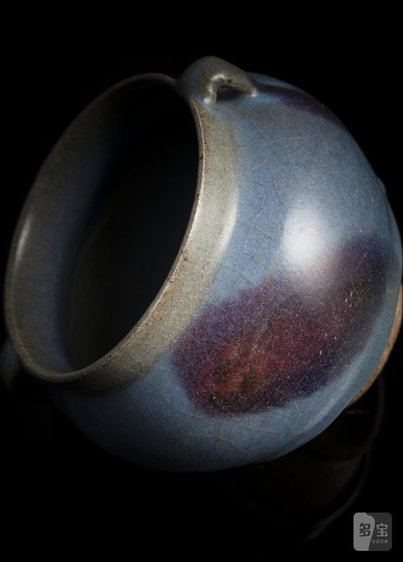 A good Junyao jart with lavender-coloured glaze and purple splashes - 图4